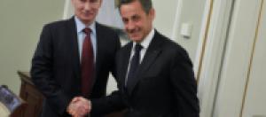 Путин встретится с экс-президентом Франции Саркози в Москве