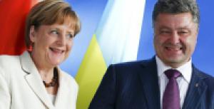 Порошенко и Меркель в понедельник сделают совместное заявление