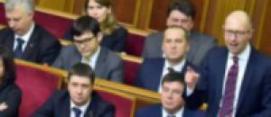 Парламент признал работу Кабмина неудовлетворительной