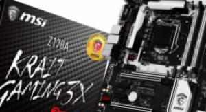 MSI анонсировала материнскую плату Z170A Krait Gaming 3X