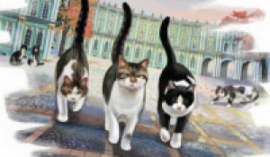 В Петербурге коты стали героями картин известных художников