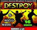 Destroy!!! (Ramones & LaLi B-party), клубы